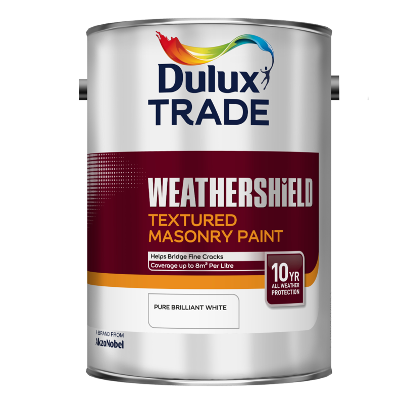 Dulux Trade Weathershield Textured Masonry Paint MIXED COLOUR - 5L  Please call with your requirements and for prices