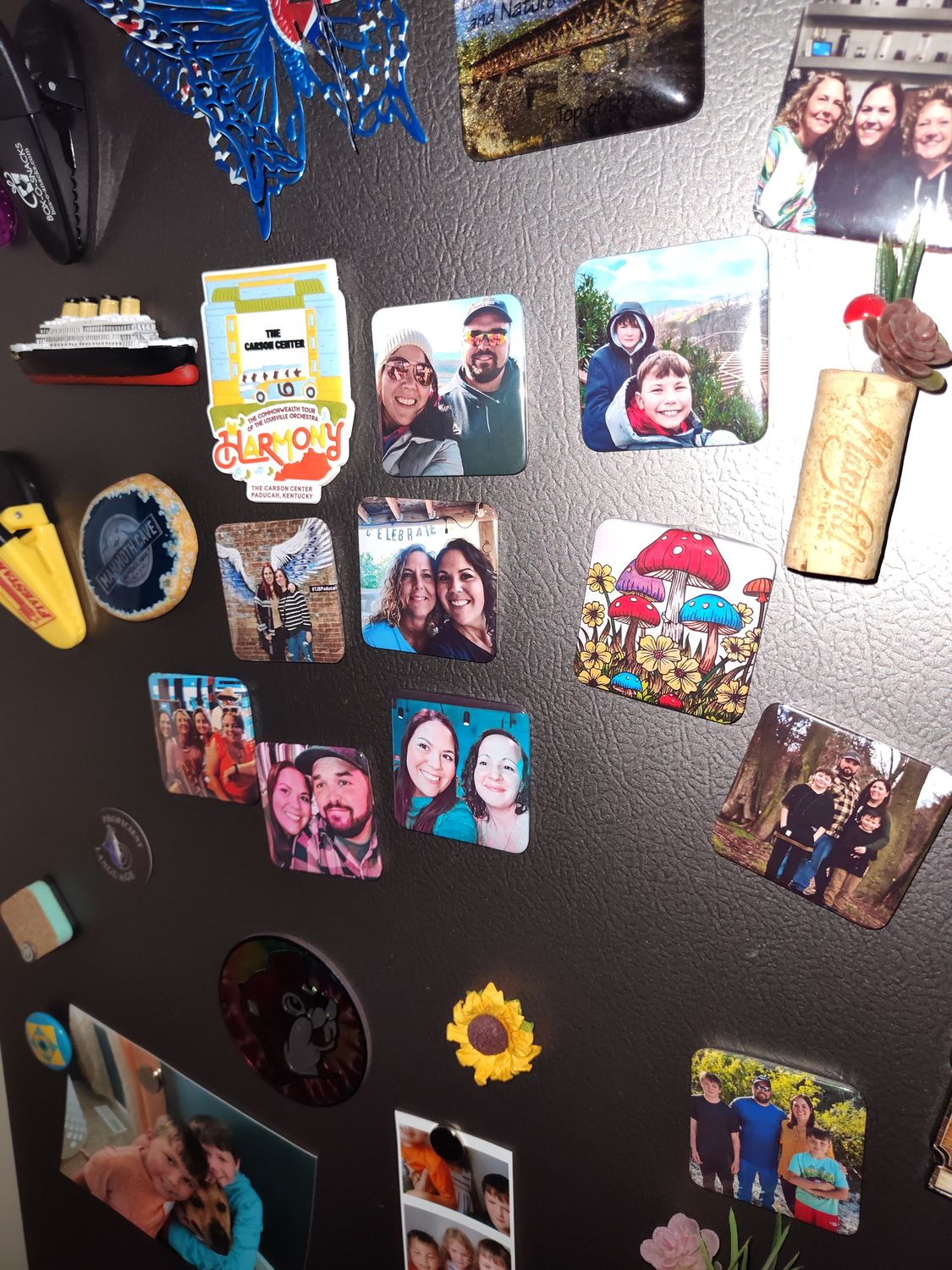 Custom photo magnet