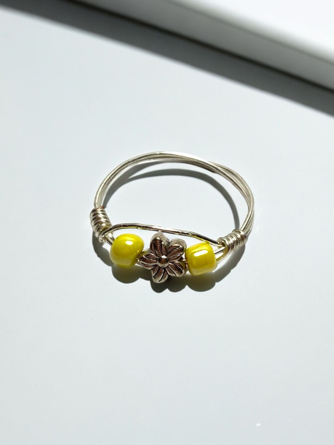 Floral Wire-Wrapped Ring