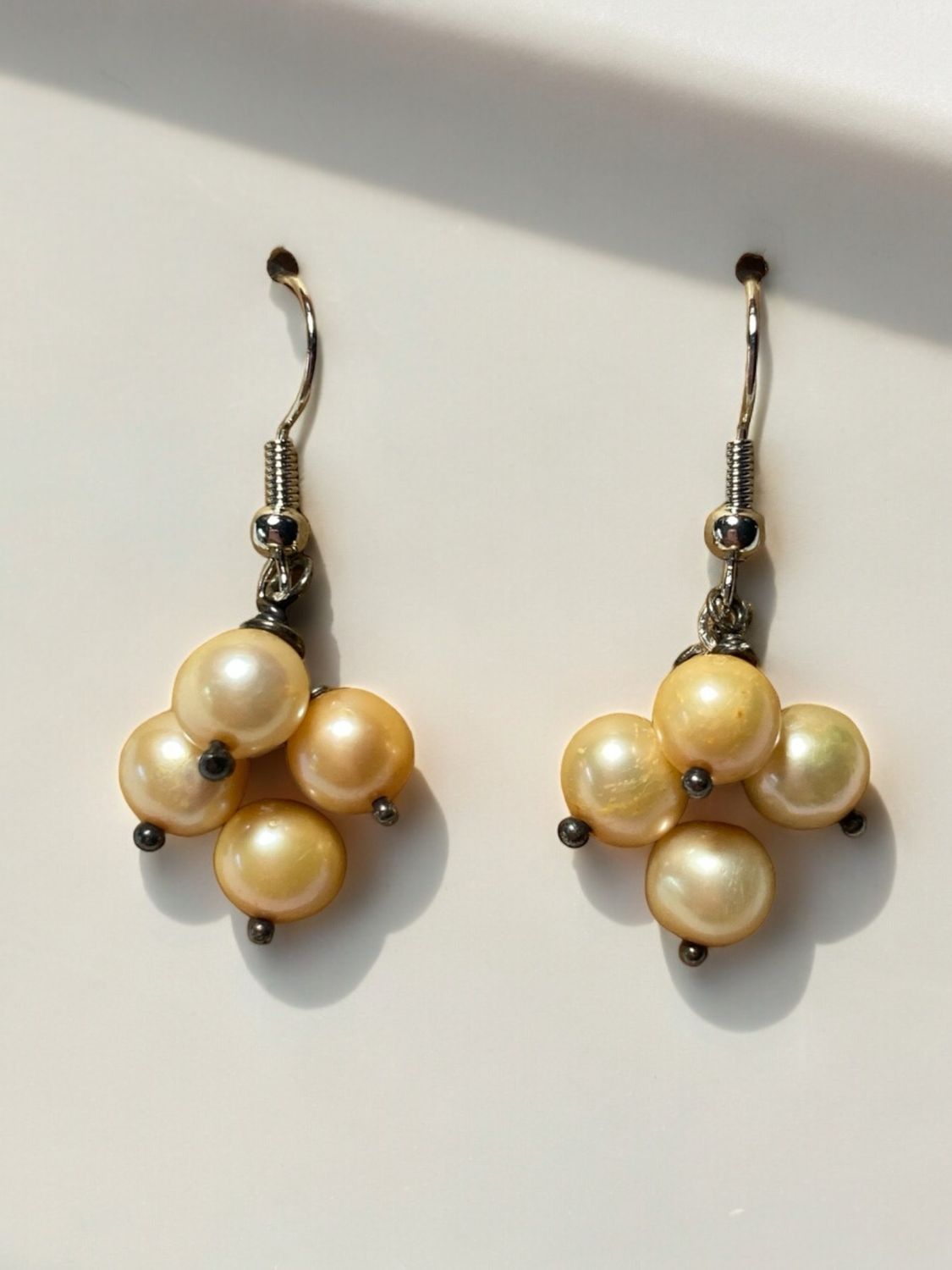 Pearl Cluster Earrings