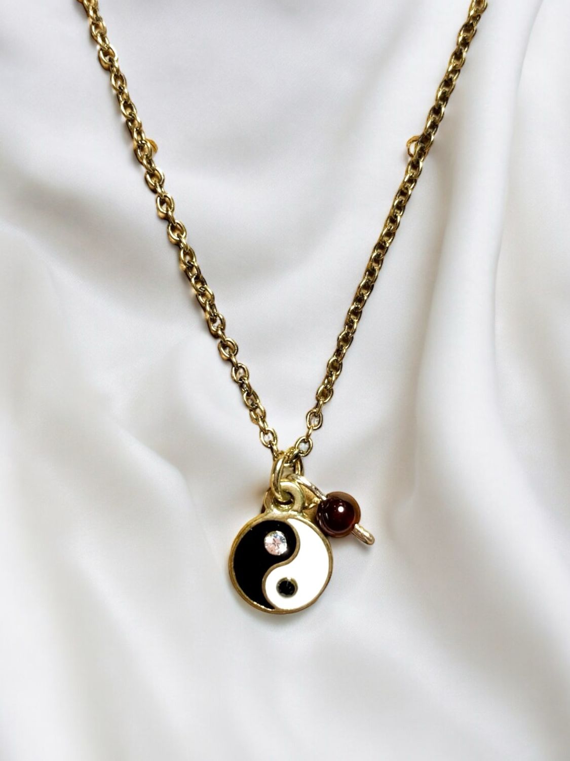 Yin Yang Charm Necklace
