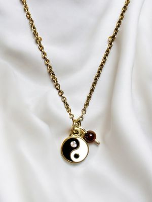 Yin Yang Charm Necklace