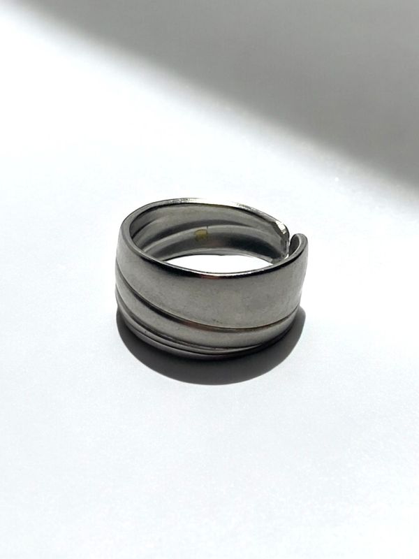 Simple Wave Spoon Ring