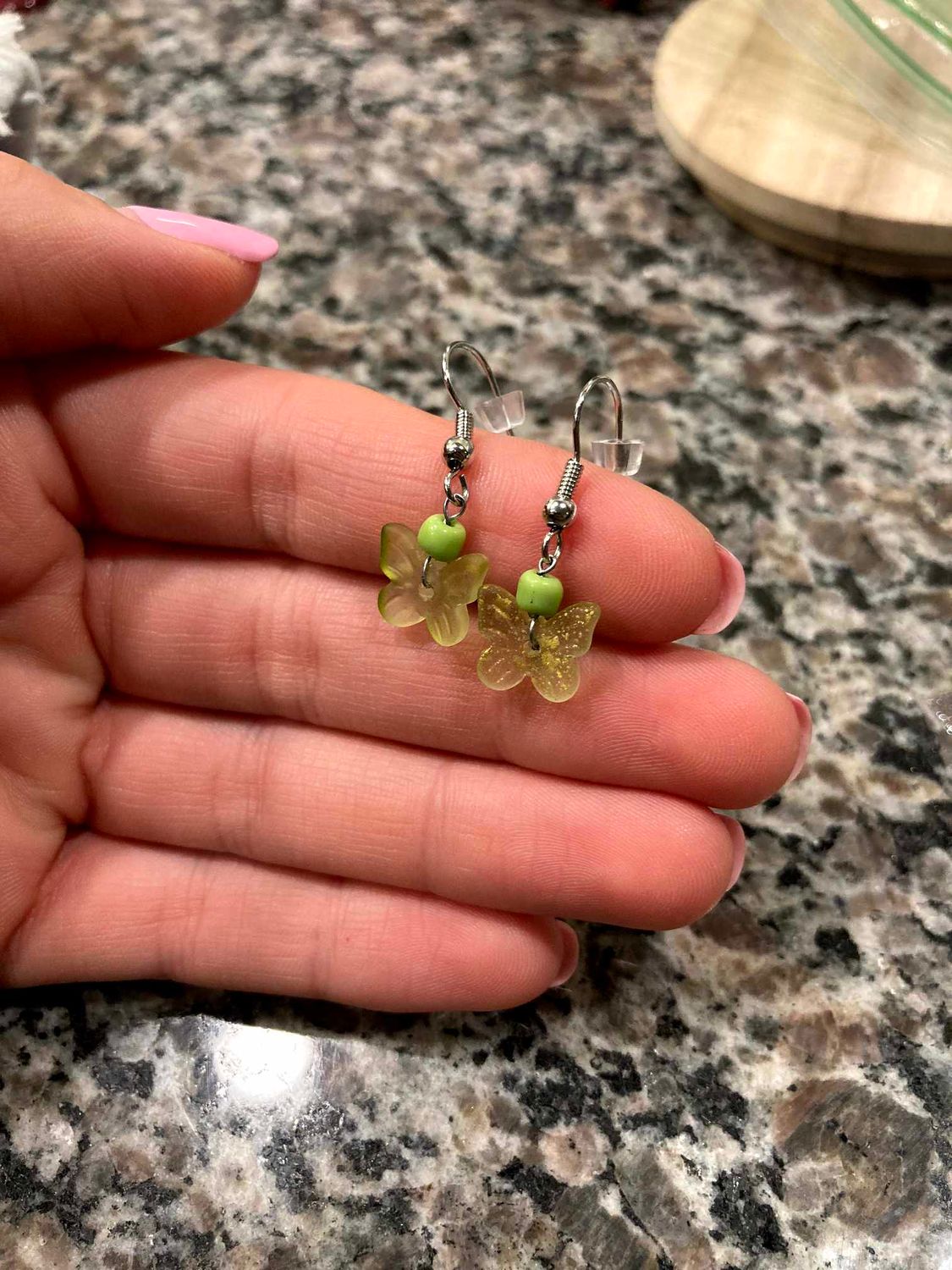 Mossy Butterfly Earrings
