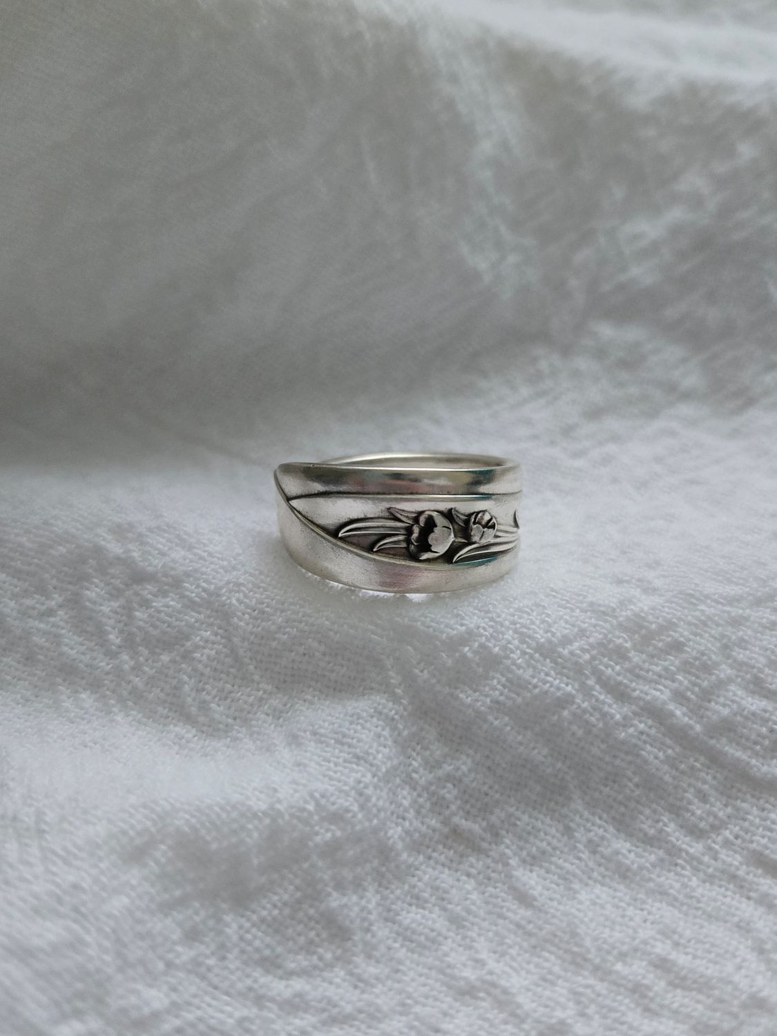 Silver Tulip Ring