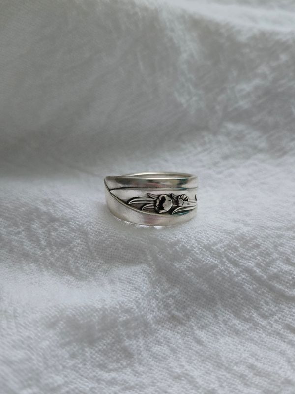 Silver Tulip Ring