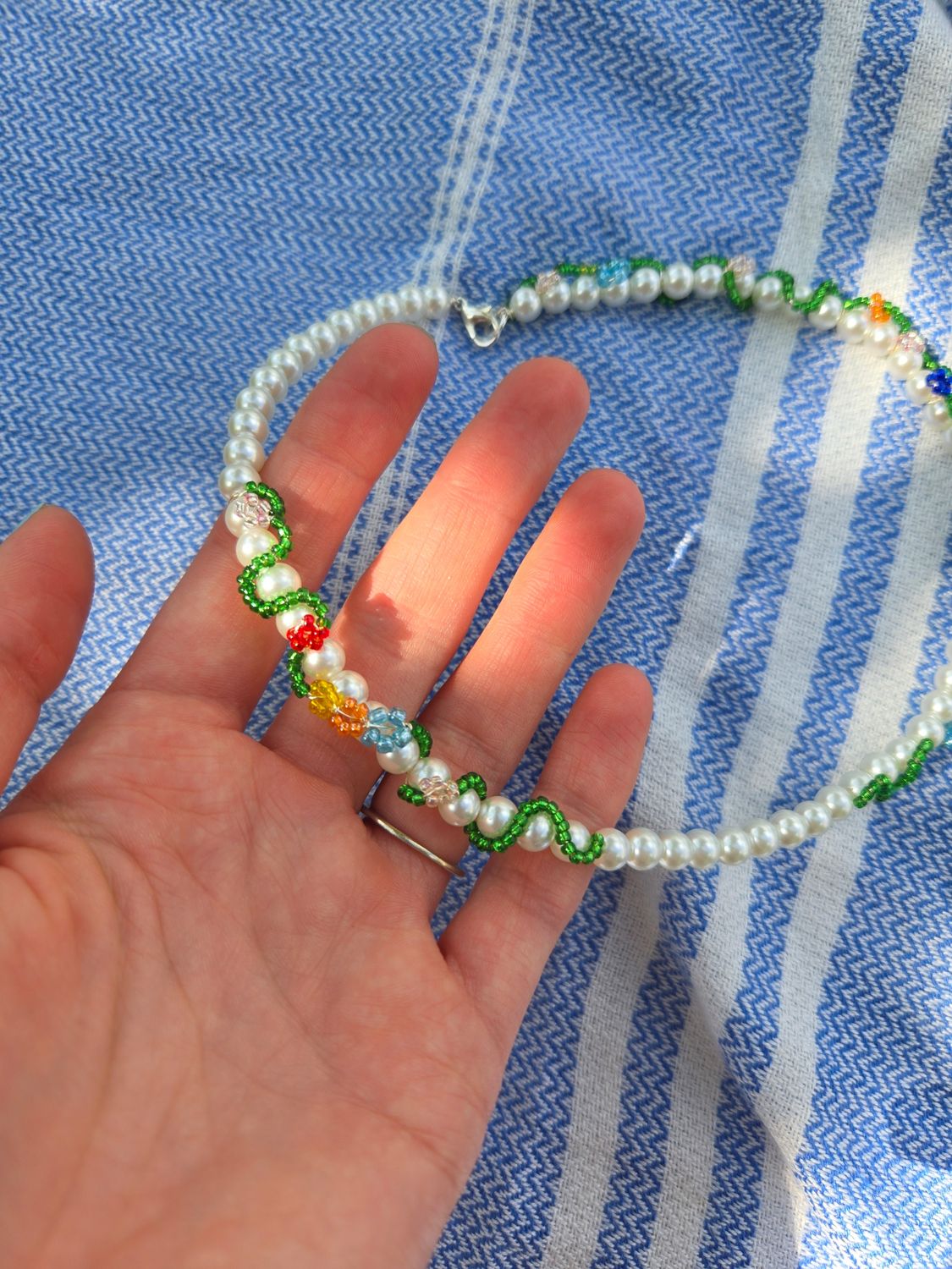 Floral Pearl Necklace