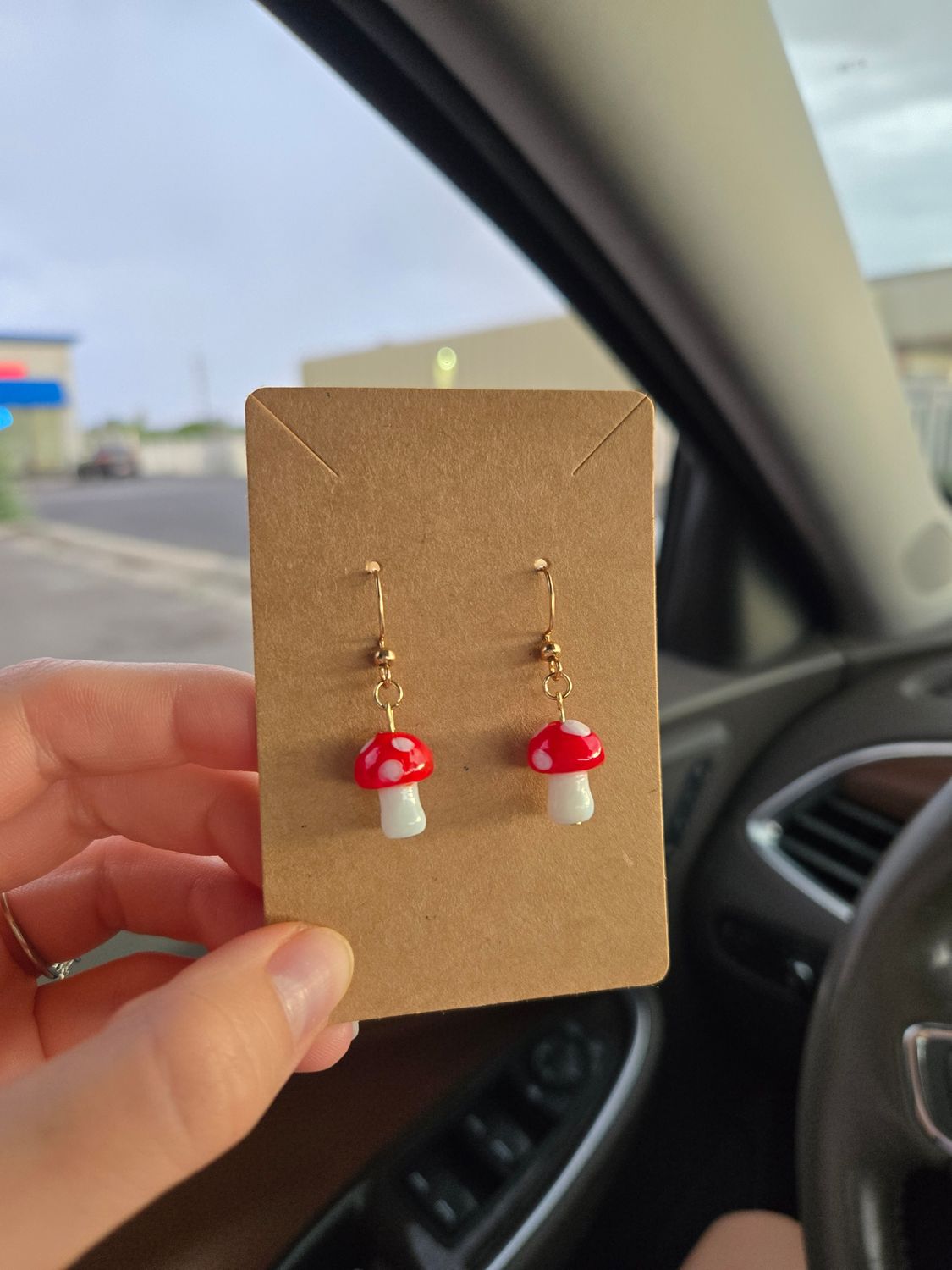 Mushroom Earrings
