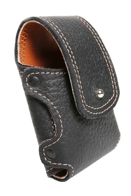 Graber (lambskin lined) leather phone holster