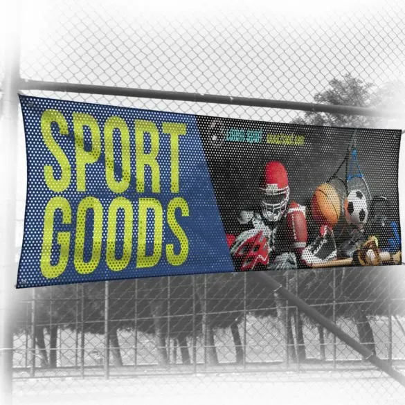 8oz Mesh Banners