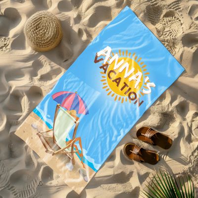 Beach Towels (Personalize Your Name)