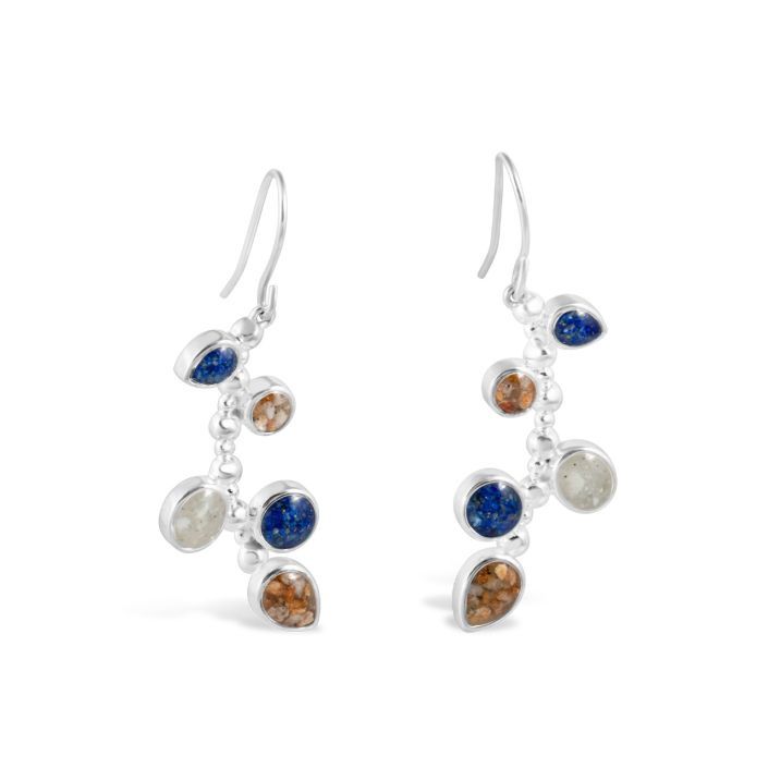 Dune 5 Element Organic Earring with Sand
