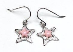 Queen Conch SS Starfish in CZ Drop Earring