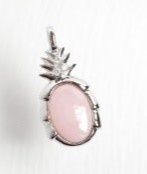 Queen Conch/SS Pineapple Necklace