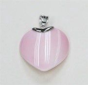 Queen Conch/SS Large Heart Necklace