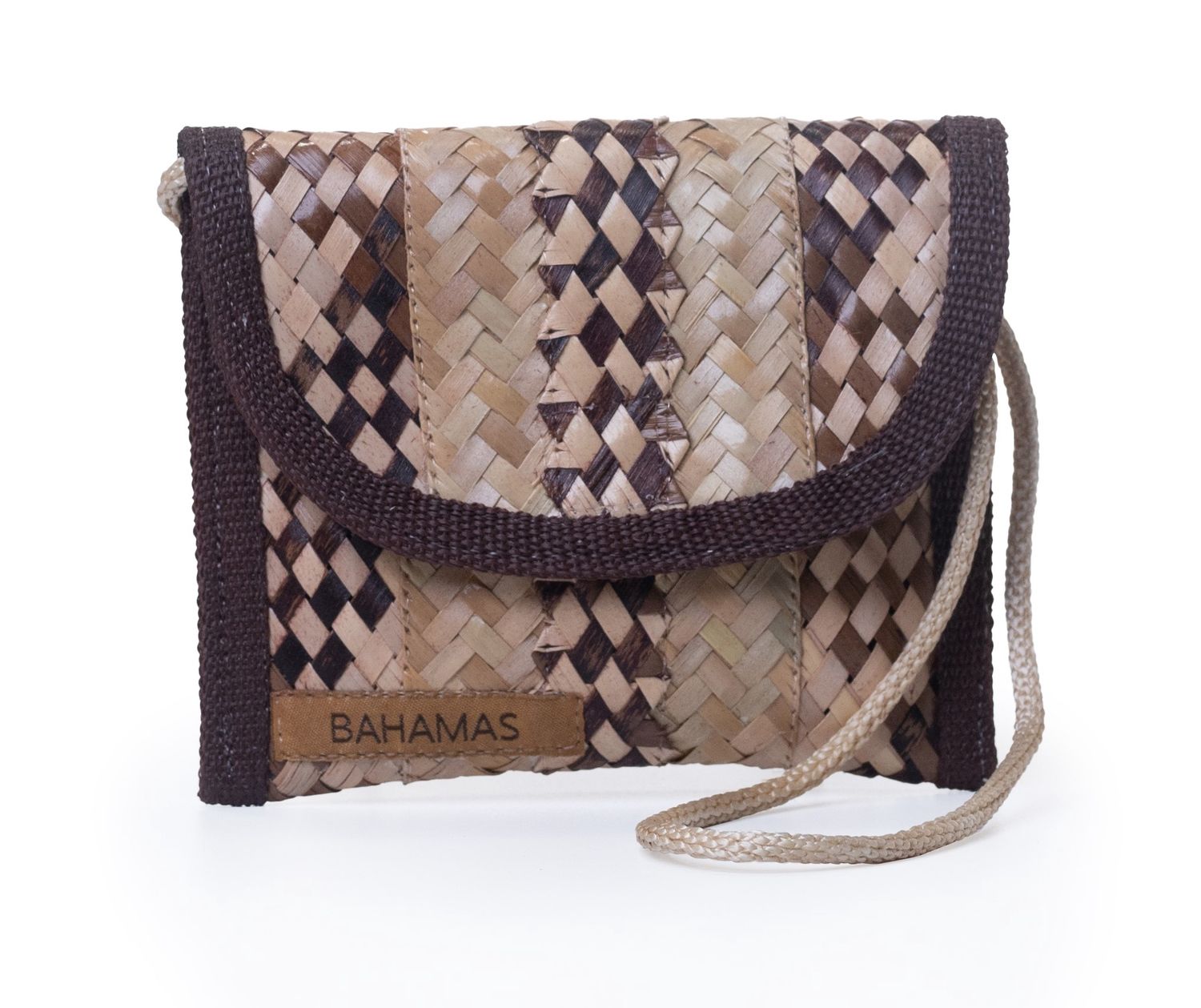 Small Kids Pouch Long Strap - Brown