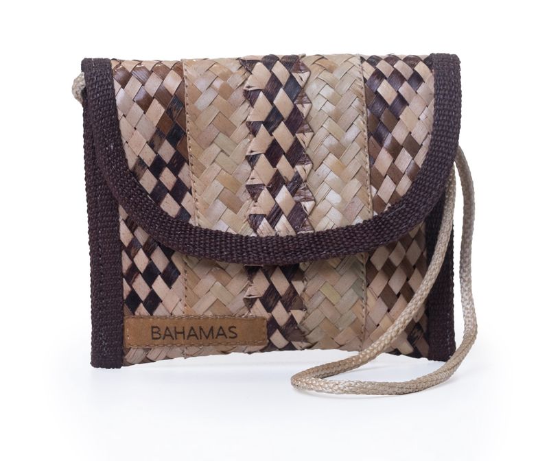 Small Kids Pouch Long Strap - Brown