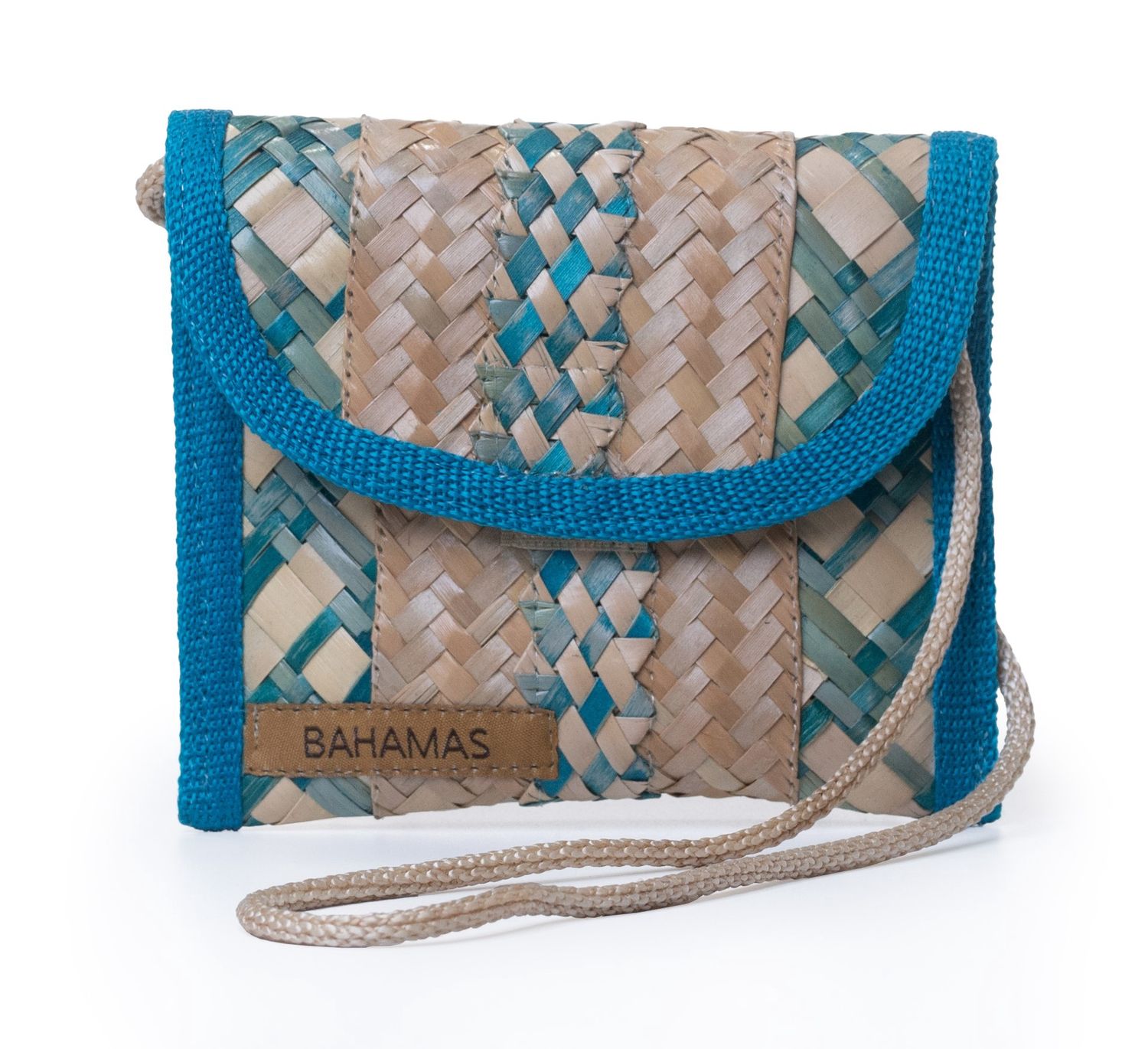 Small Kids Pouch Long Strap - Aqua