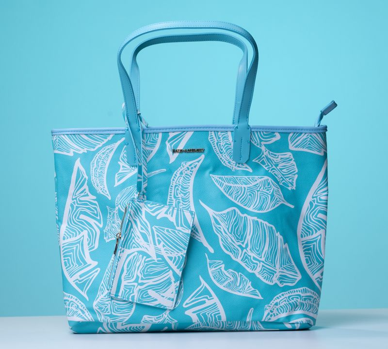 AM Tote - Aqua