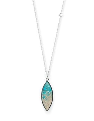 Dune Luxe Marquise Necklace - Turquoise Gradient