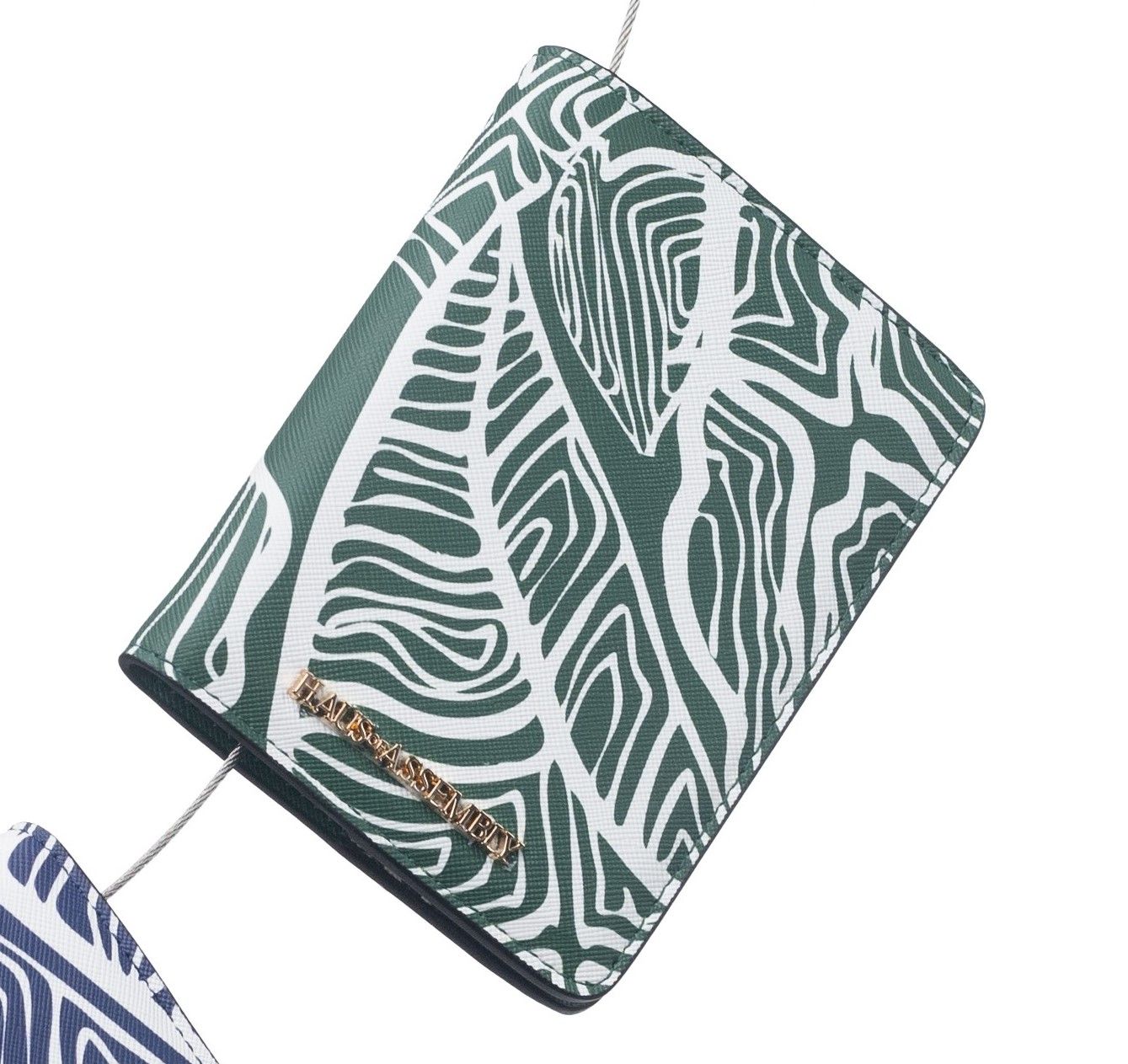 Passport Cover - Emerald Green Banana Leaves