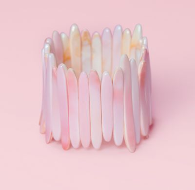 Queen Conch Slim Oval Stretch Bracelet