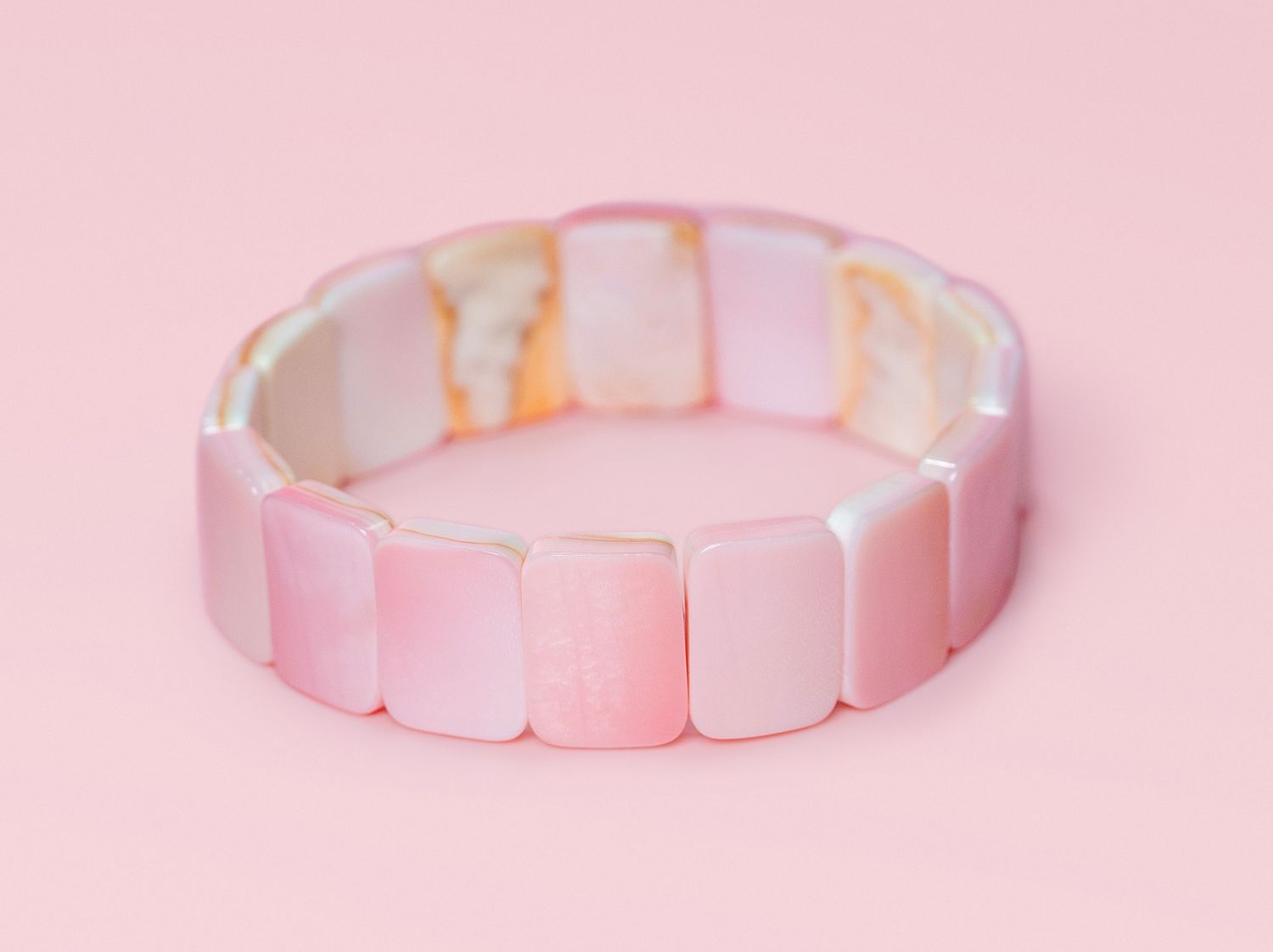 Queen Conch SS Square Stretch Bracelet