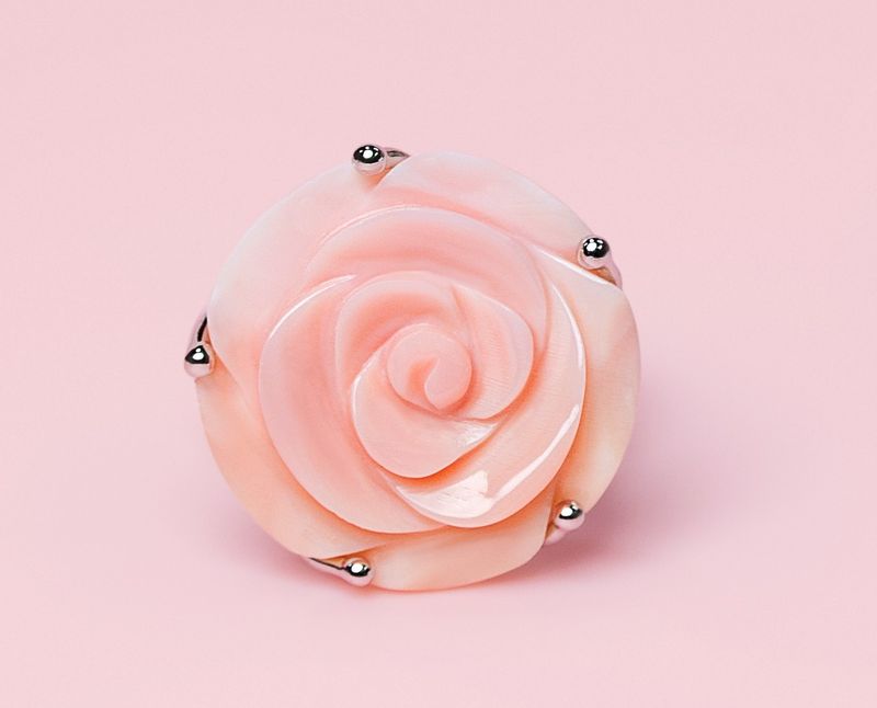 Queen Conch/SS Rose Ring