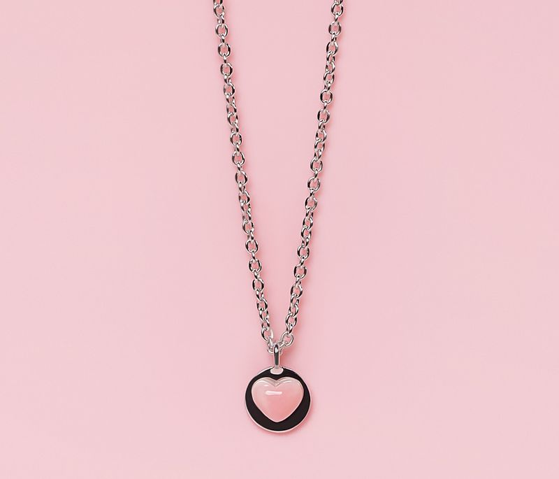 Queen Conch/SS Small Heart Anklet