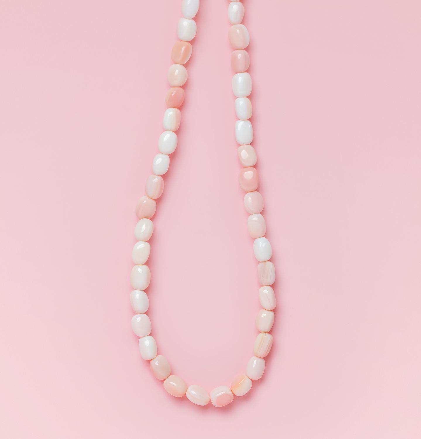 Queen Conch/SS 20&quot;-22&quot; 6x8MM Necklace
