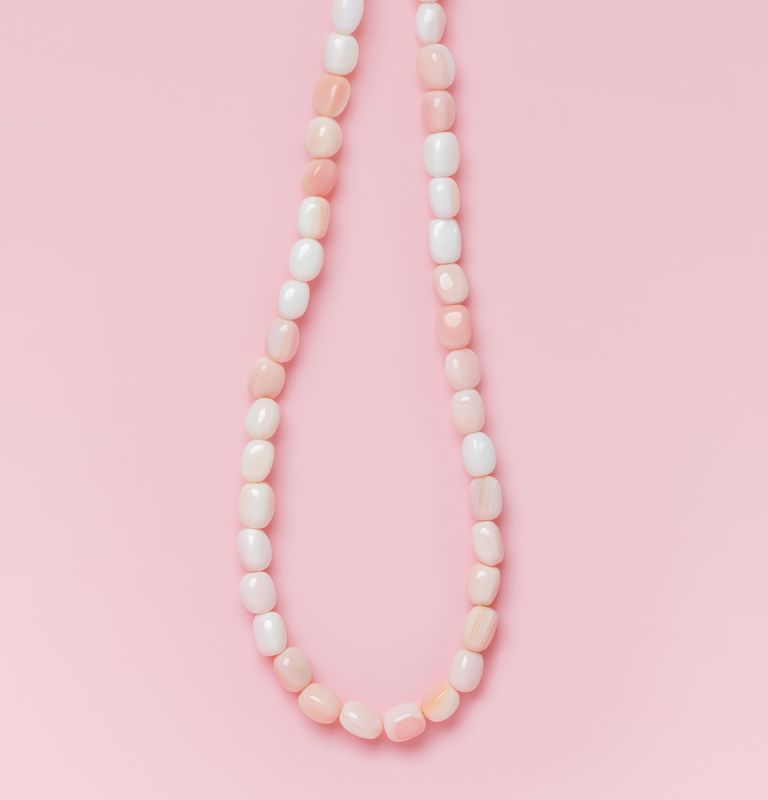 Queen Conch/SS 20&quot;-22&quot; 6x8MM Necklace