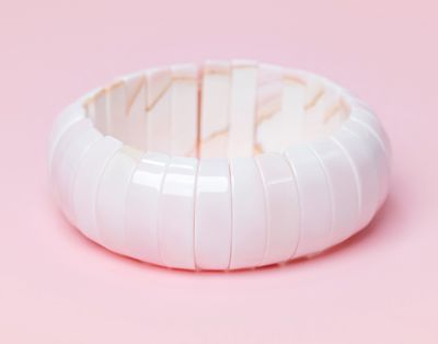 Queen Conch SS Curved Stretch Bracelet