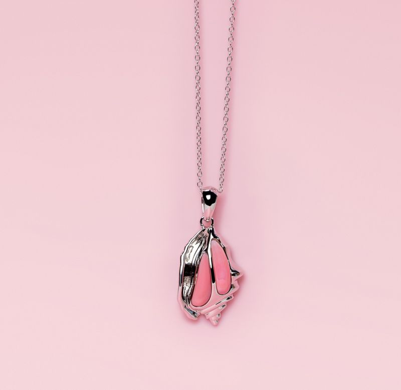 Queen Conch/SS Conch Shape Necklace