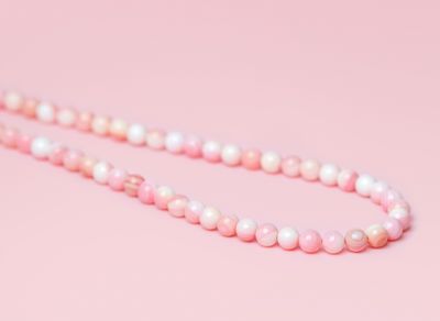 Queen Conch 6mm Round Beaded 20-22&quot; Necklace