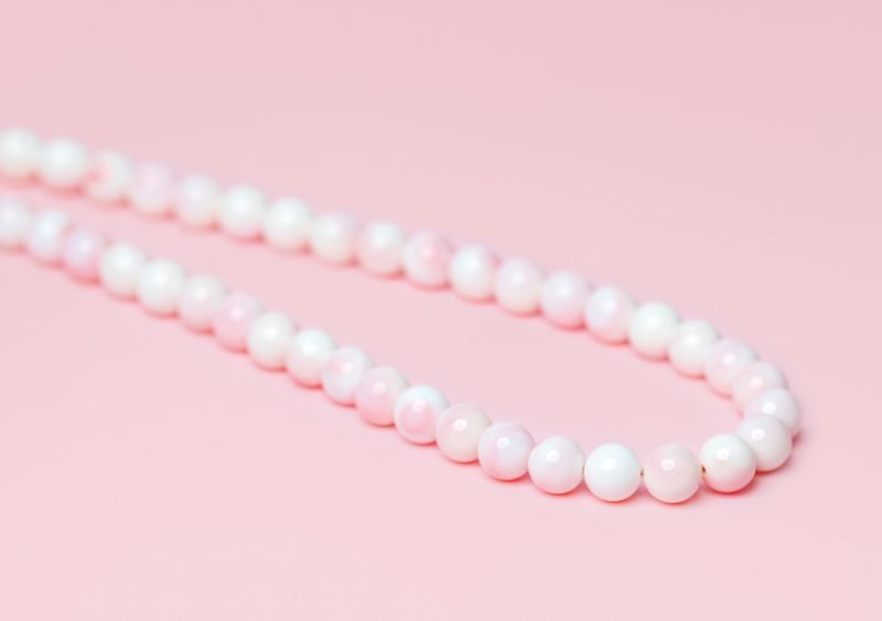 Queen Conch/SS 16&quot; 8MM Necklace