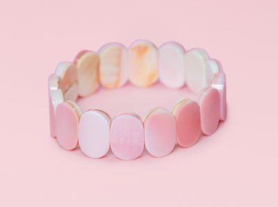 Queen Conch SS Large Oval Stretch Bracelet