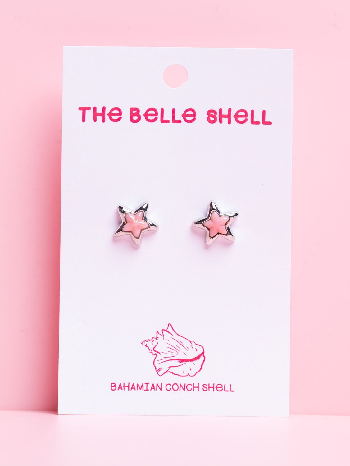 Queen Conch/SS Star Stud Earring