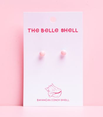 Queen Conch SS 6MM Stud Earring