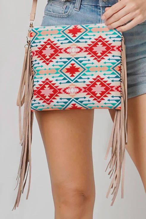 Crossbody bag, Pattern: Arrow