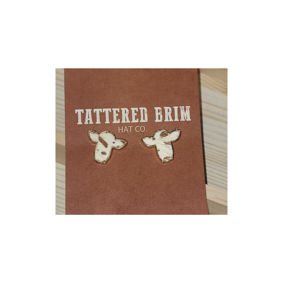 Cow Head Earrings