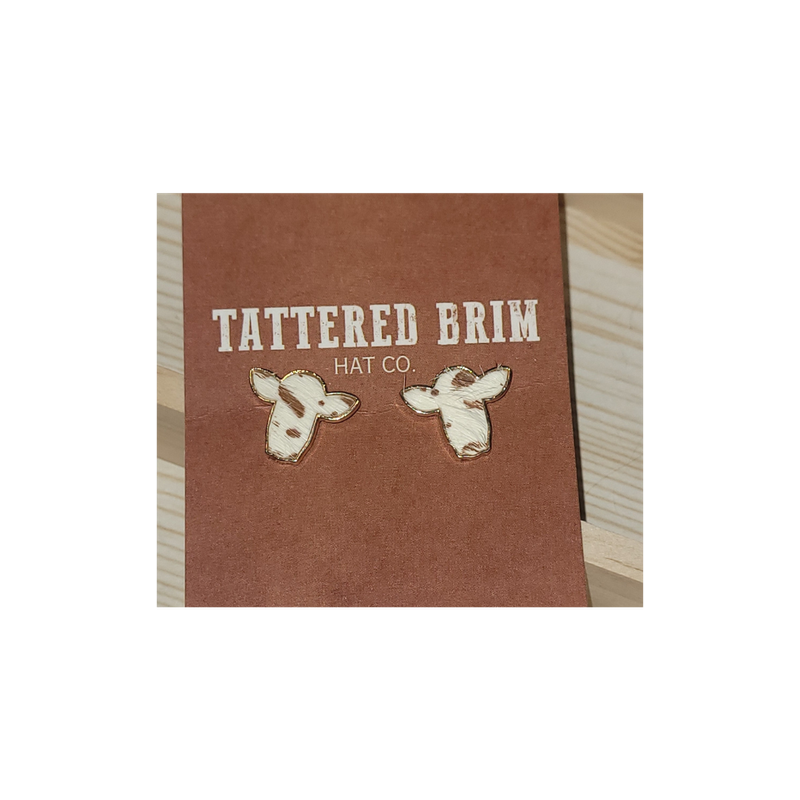 Cow Head Earrings