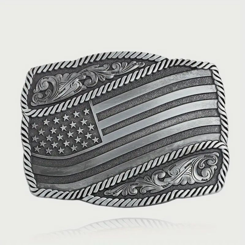 American Flag Belt Buckle