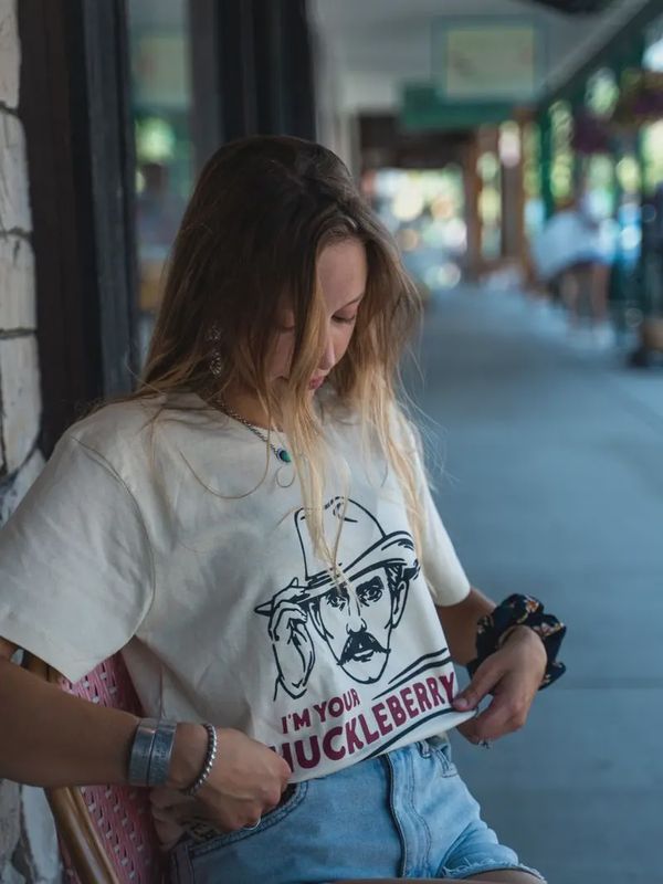 I&#39;m Your Huckleberry Unisex Tee - Natural