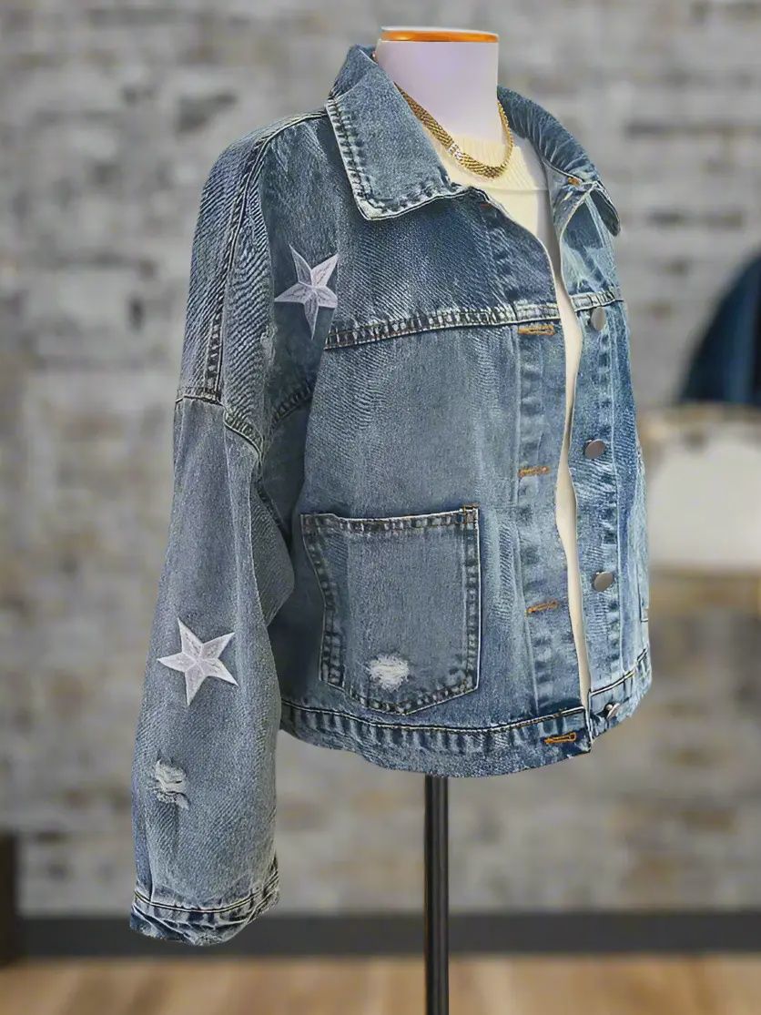 Stella Medium Wash Denim Jacket