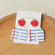 Apple Paper Earrings