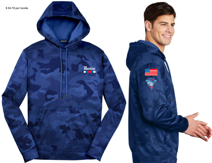 Hoodie Sweatshirt - Salute to Service