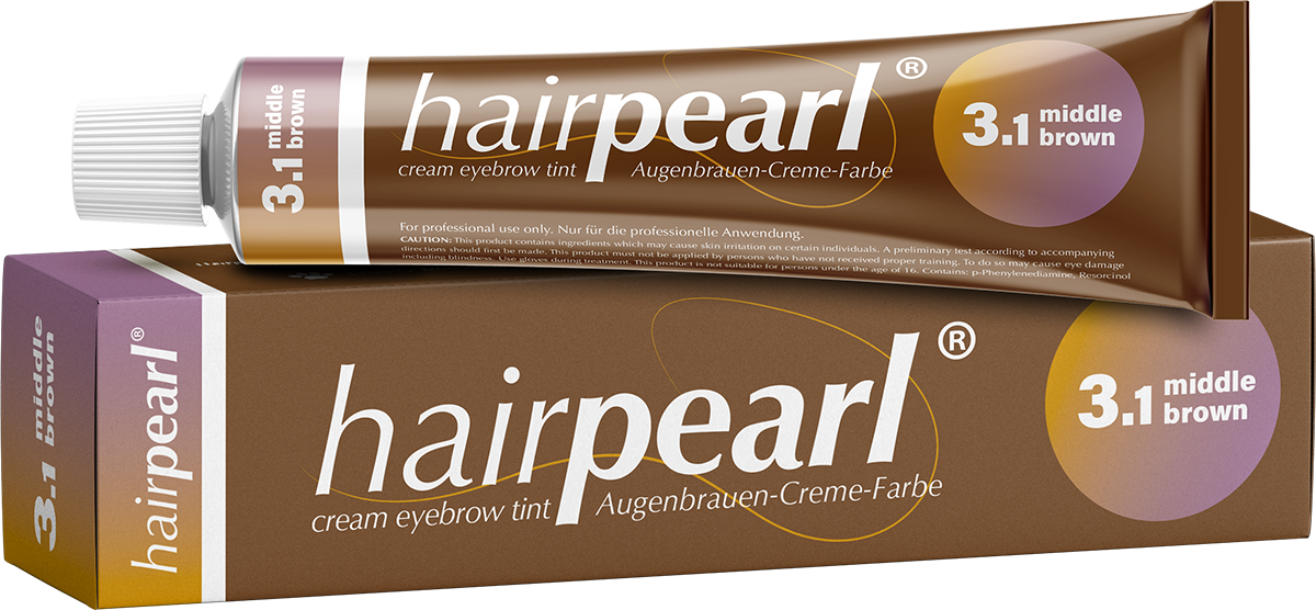 HAIRPEARL ORIGINAL TINT, Color: Middle Brown
