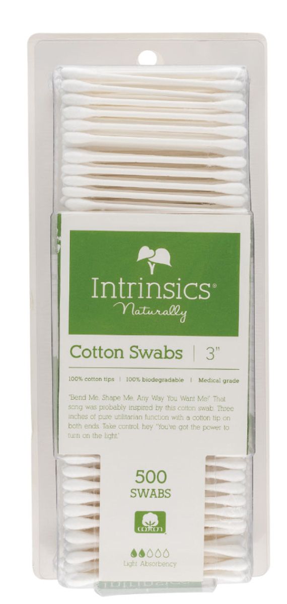 INTRINSICS COTTON SWABS 3&quot;