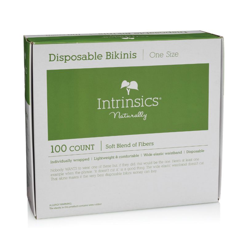 INTRINSICS DISPOSABLE BIKINIS - ONE SIZE