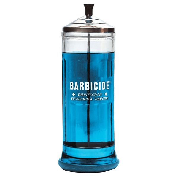 BARBICIDE TALL DISINFECTING JAR 37 fl OZ.